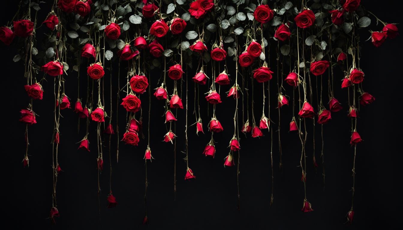Spiritual Meaning of Hanging Roses Upside Down