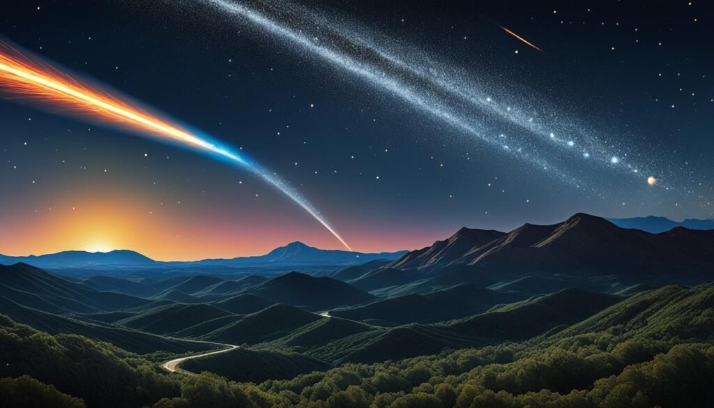 science behind shooting stars